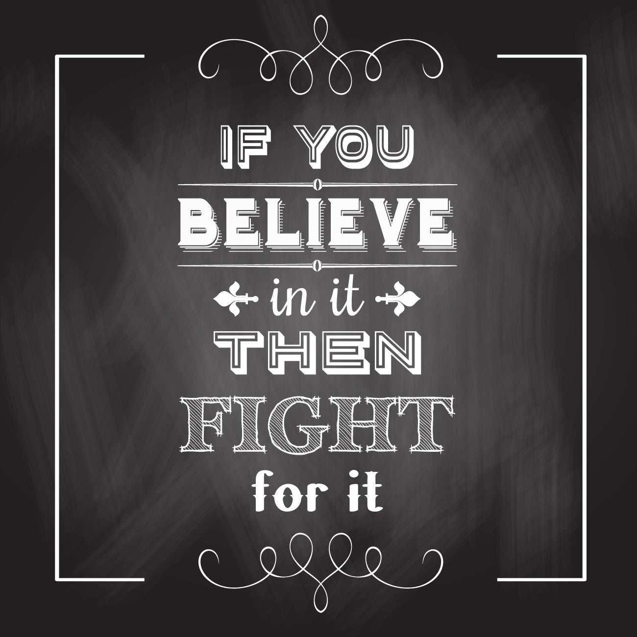 Motivational Quote Sticker Wall Decal ( 12 x 12 Inches )