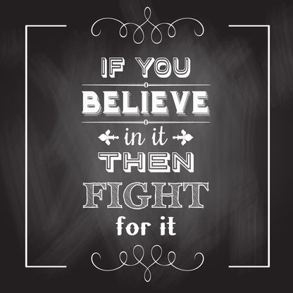 Motivational Quote Sticker Wall Decal ( 12 x 12 Inches )