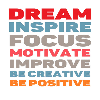 Motivational Quote Sticker Wall Decal ( 12 x 12 Inches )
