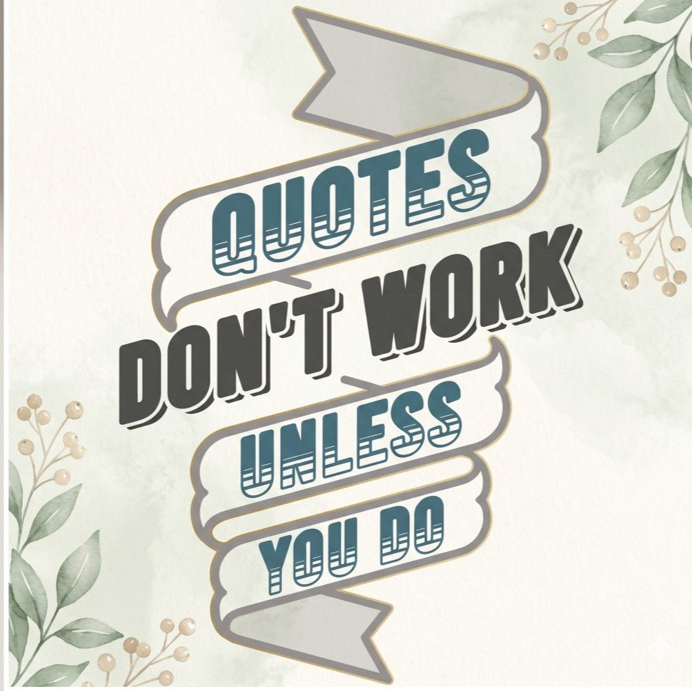 Motivational Quote Sticker Wall Decal ( 12 x 12 Inches )