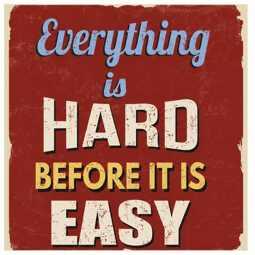 Motivational Quote Sticker Wall Decal ( 12 x 12 Inches )