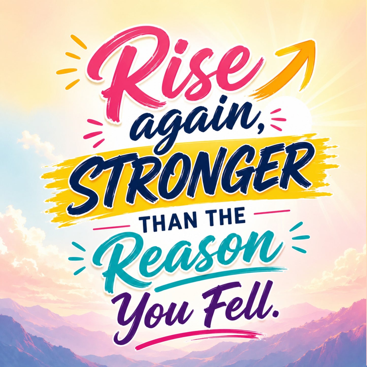 Motivational Quote Sticker Wall Decal ( 12 x 12 Inches )