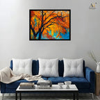Autumn Tree Canvas Wall Art Large Print