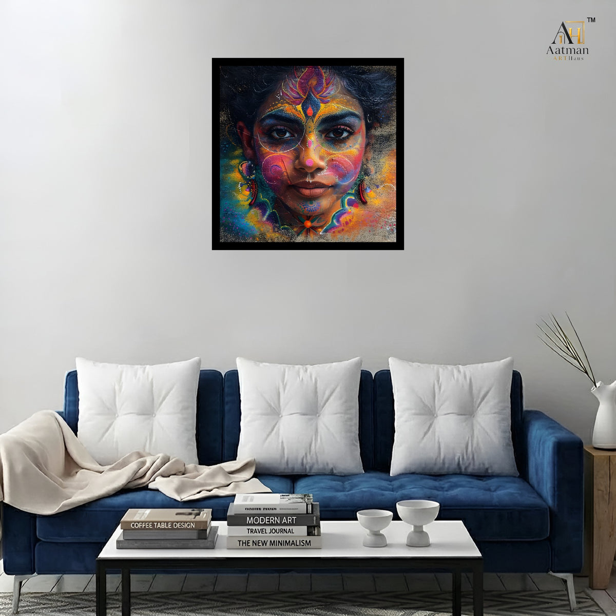 Indian Women Ethnic Premium  Wall Art