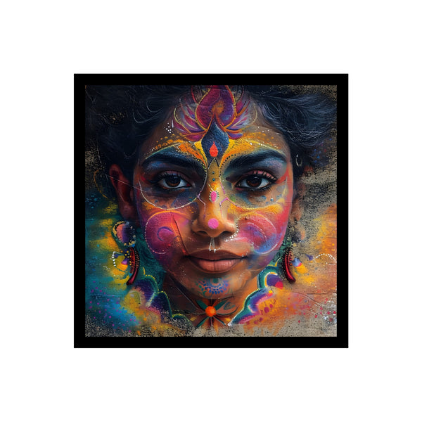 Indian Women Ethnic Premium  Wall Art