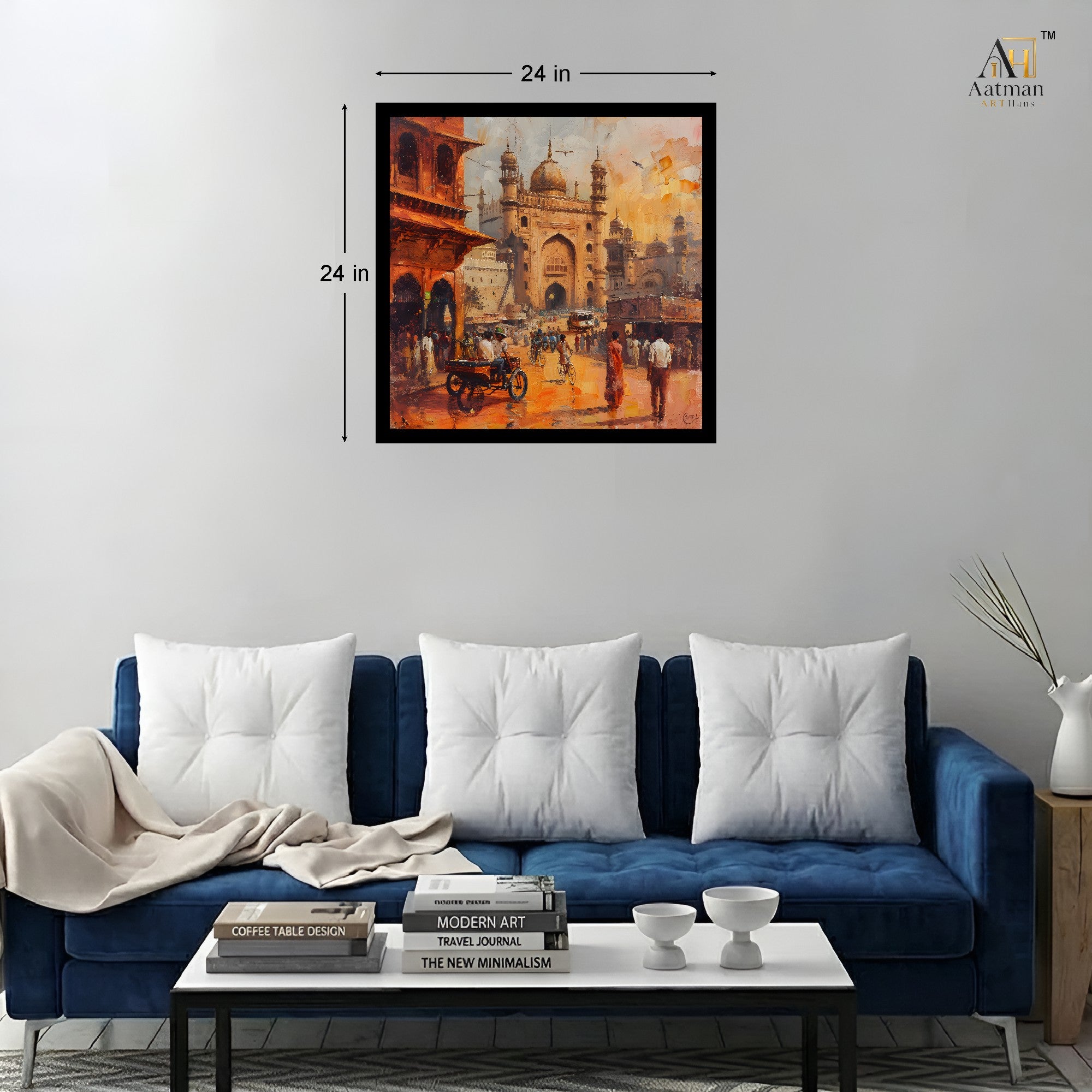 Indian Heritage Cityscape Wall Art for Home Decor