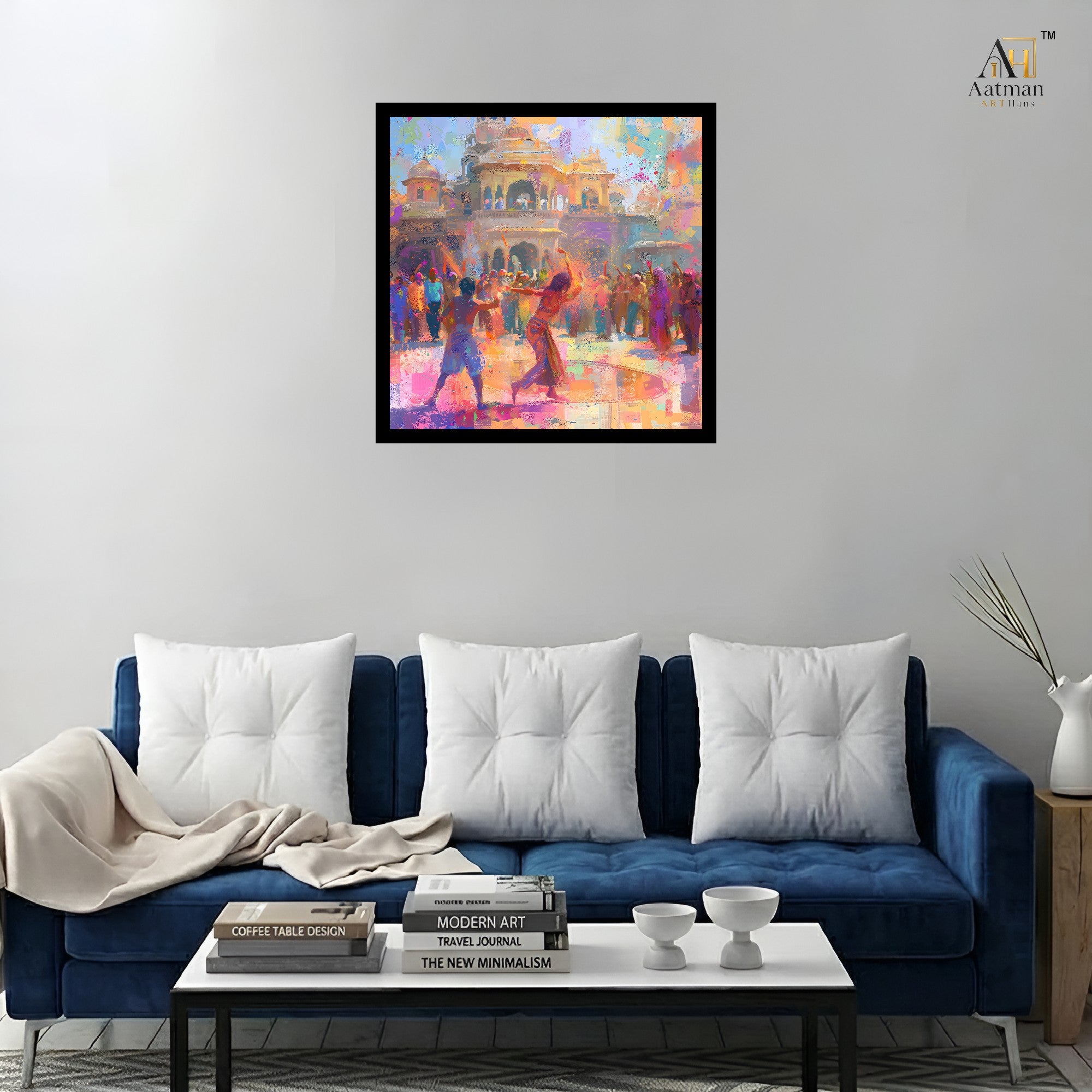 Holi Celebration Premium Wall Art