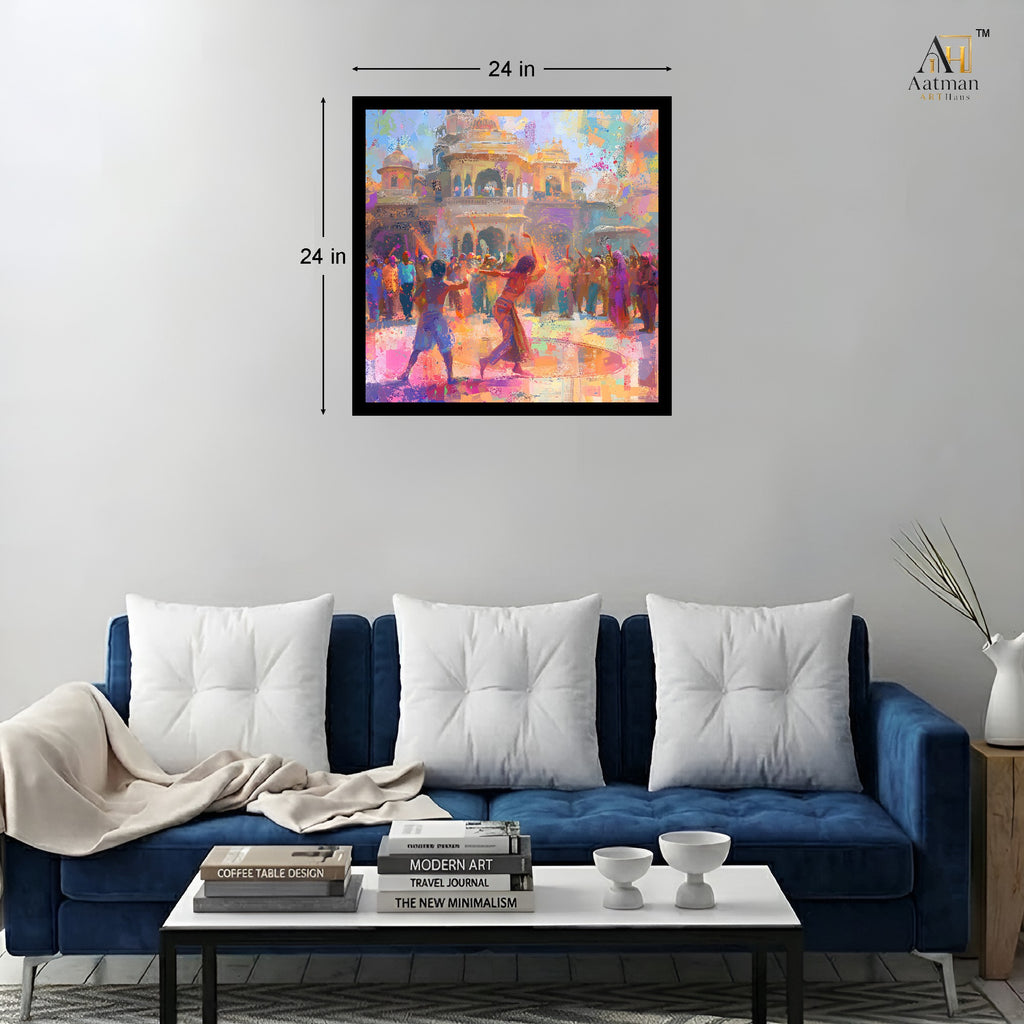 Holi Festival Wall Art for Home Deco