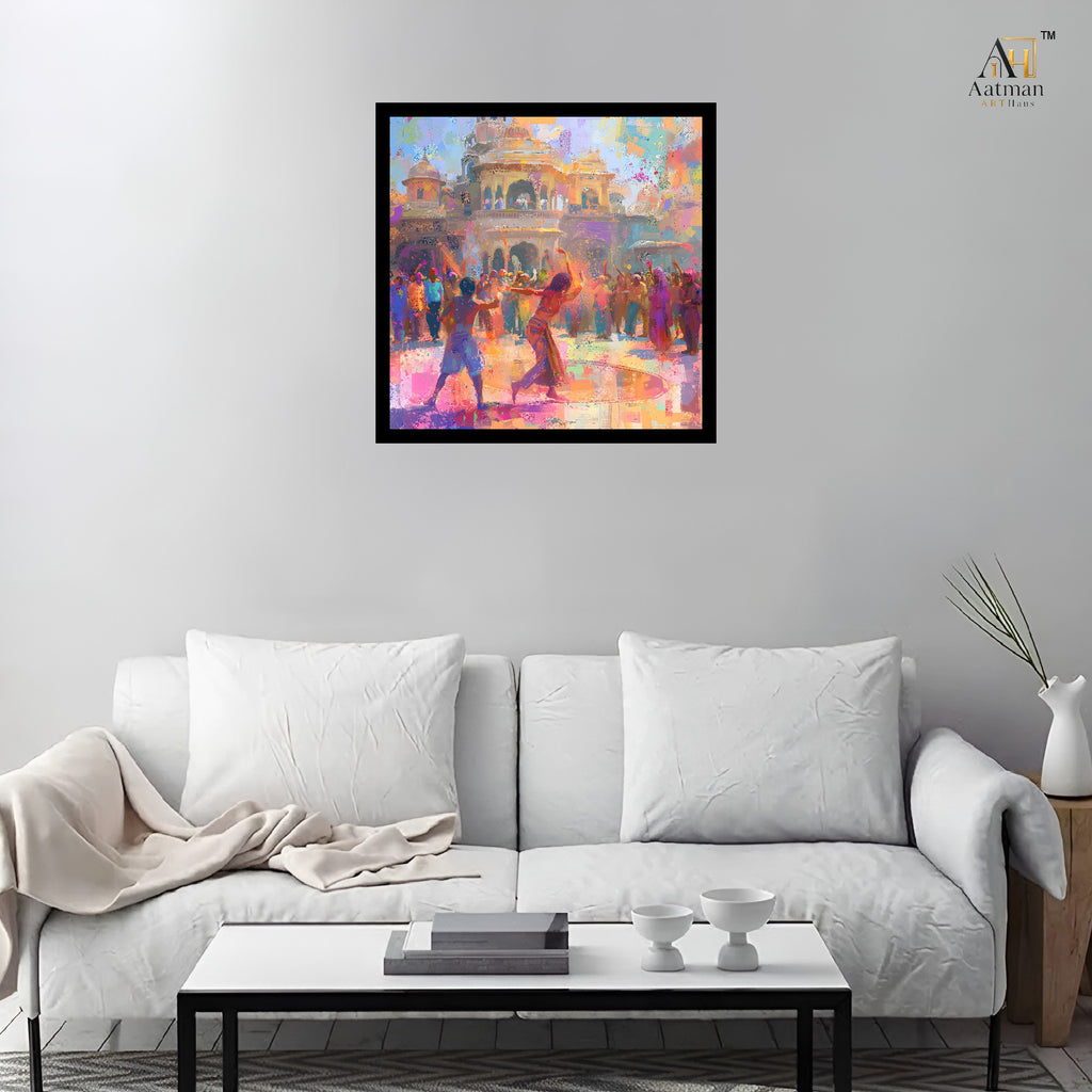 Holi Festival Wall Art for Home Deco