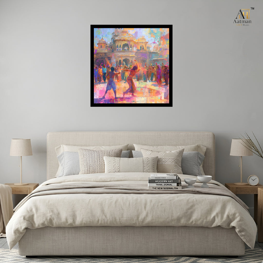 Holi Festival Wall Art for Home Deco