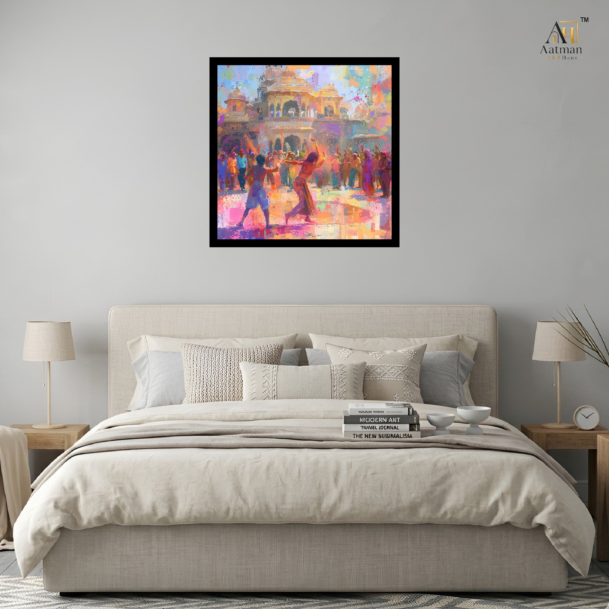 Holi Festival Wall Art for Home Deco