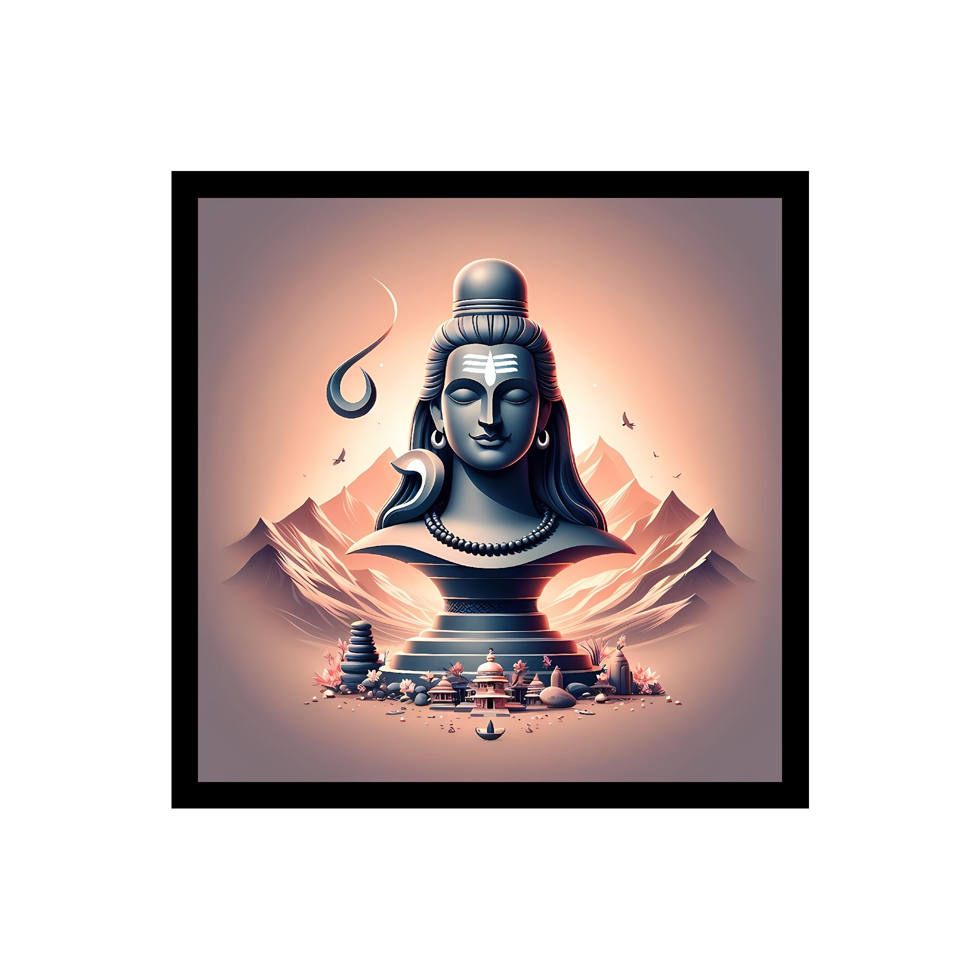 Lord Shiva Premium Wall Art
