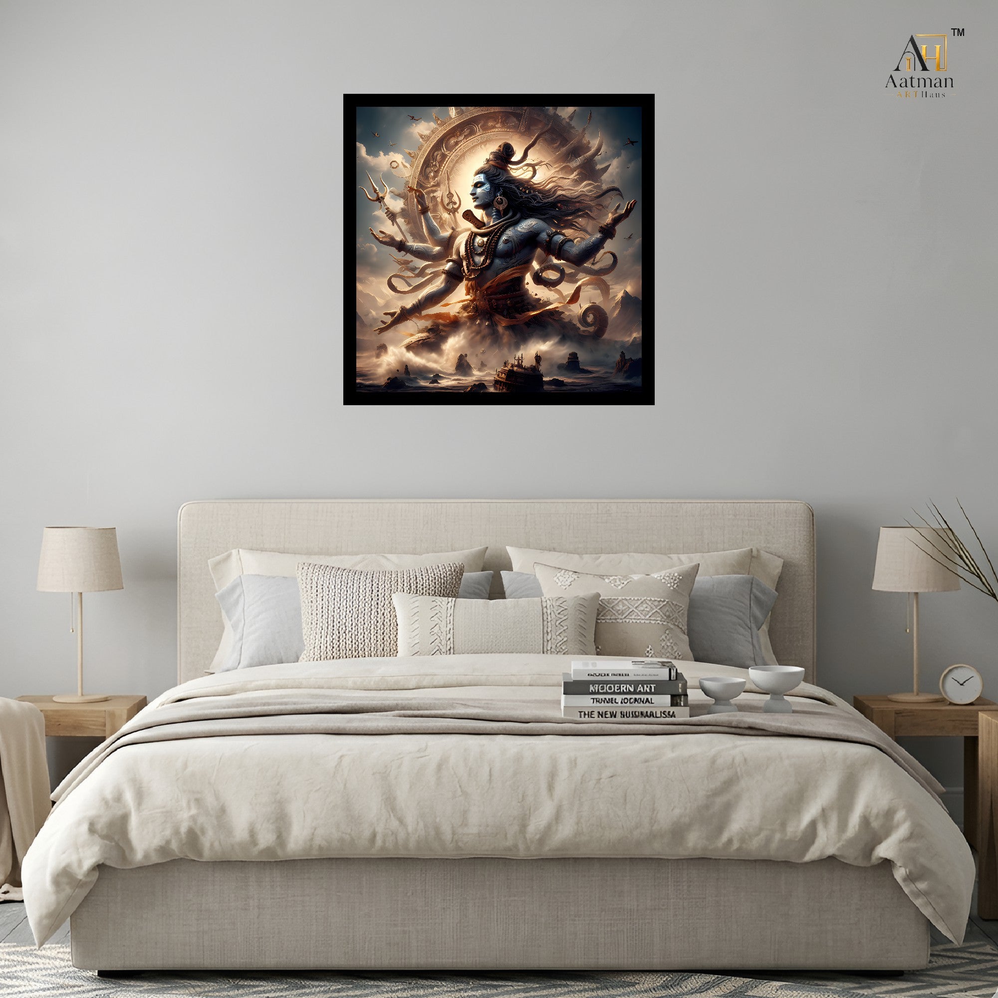 Lord Shiva Cosmic Dance Wall Art for Home Decor