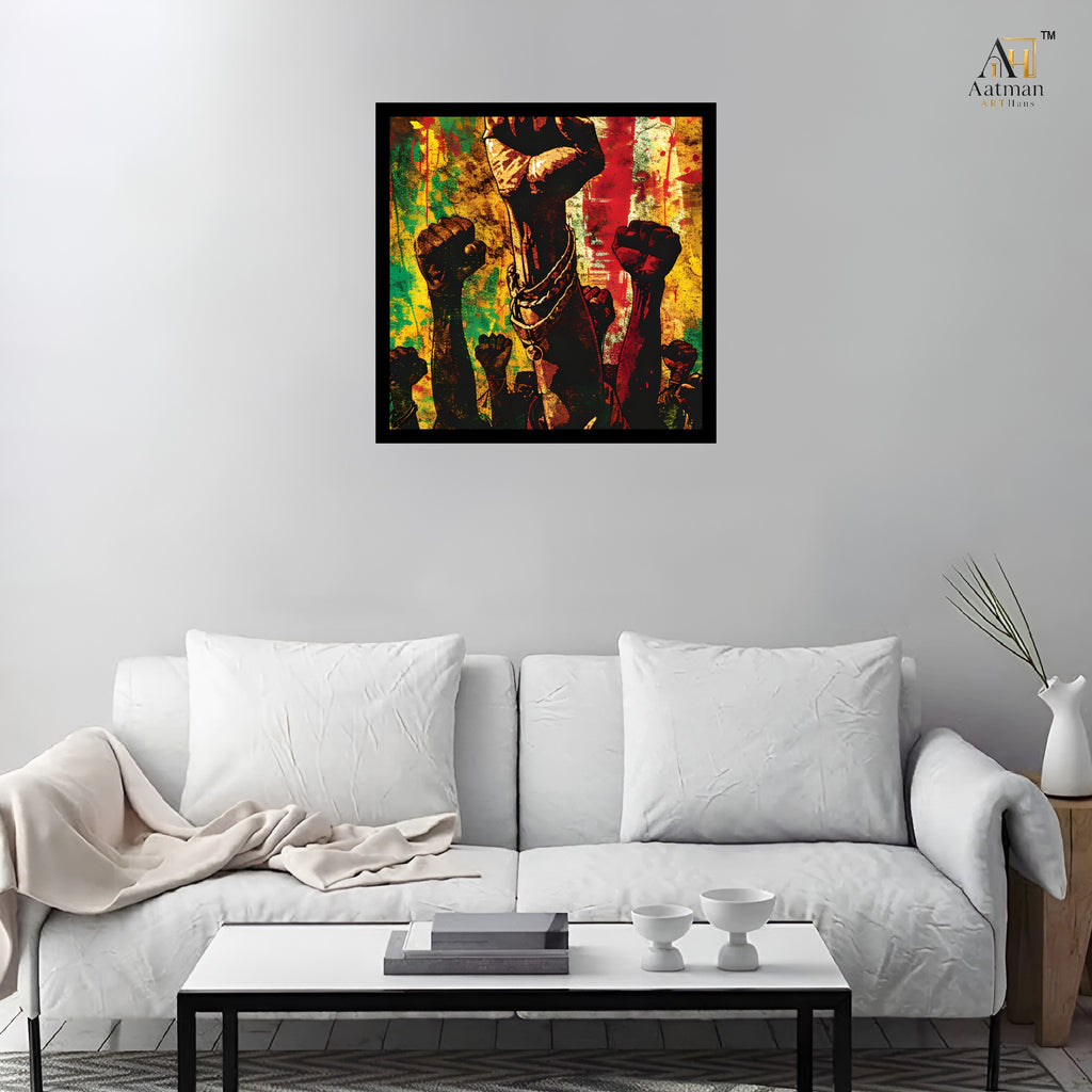 Motivational Revolution Wall Art Canvas Print