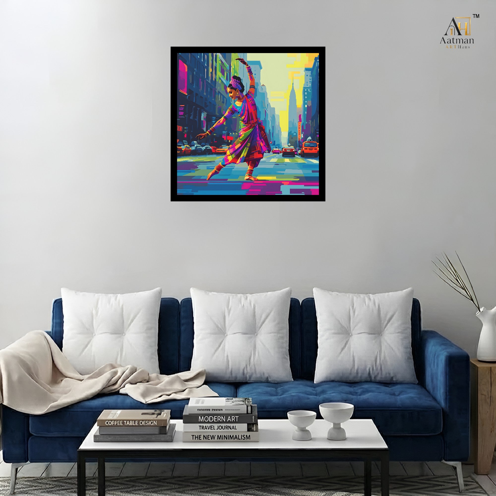 Contemporary Indian Dance Premium Wall Art