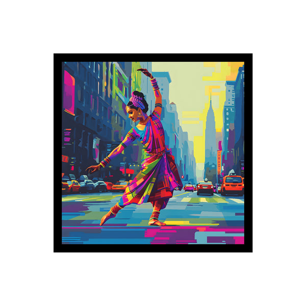 Contemporary Indian Dance Premium Wall Art