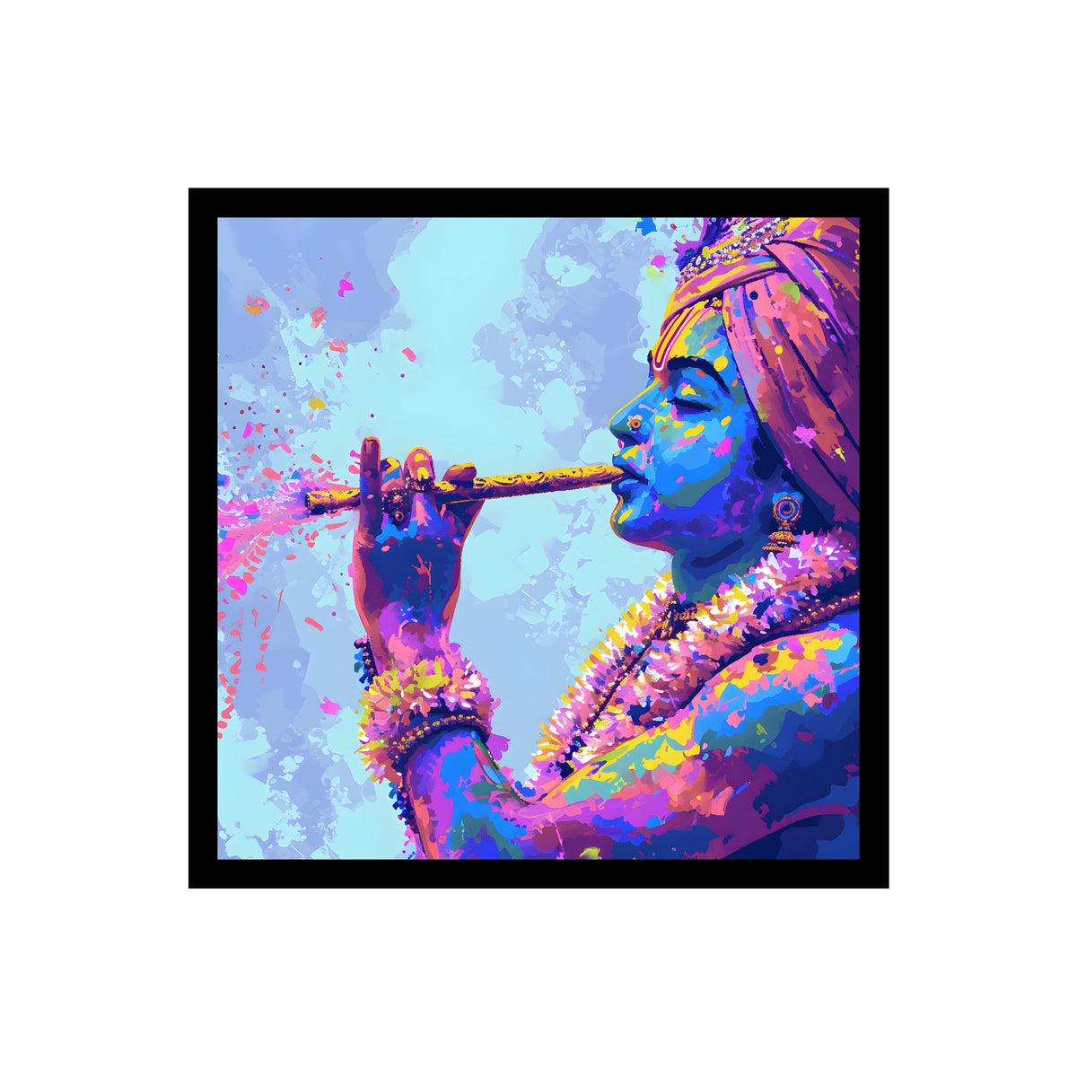 Lord Krishna Premium Wall Art