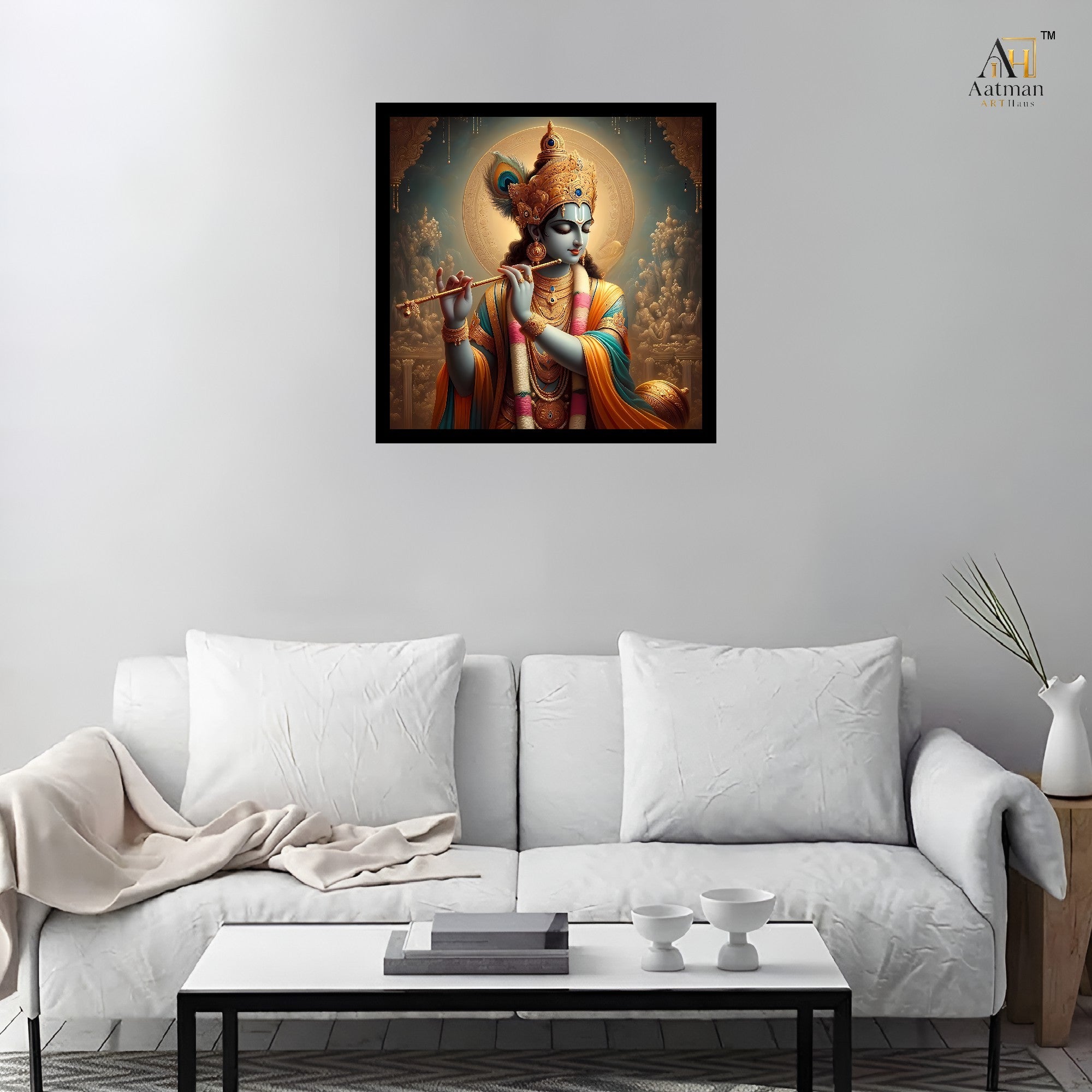Lord Krishna Wall Art for Home Decor