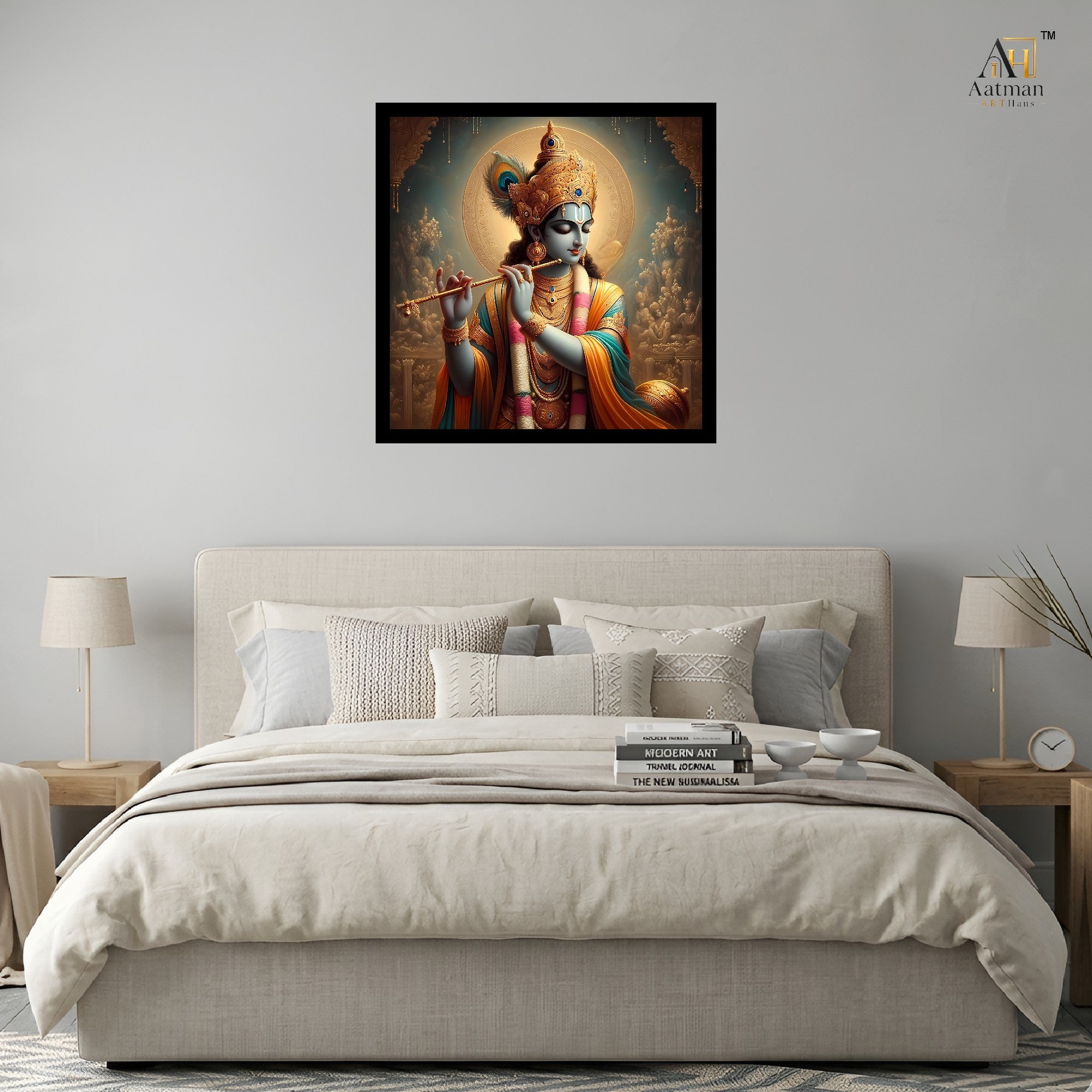 Lord Krishna Wall Art for Home Decor