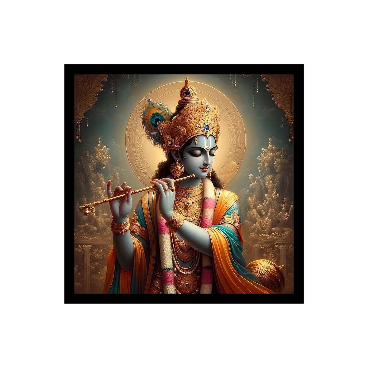 Lord Krishna Premium Wall Art