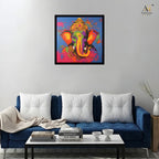 Modern Lord Ganesha Wall Art for Home Decor