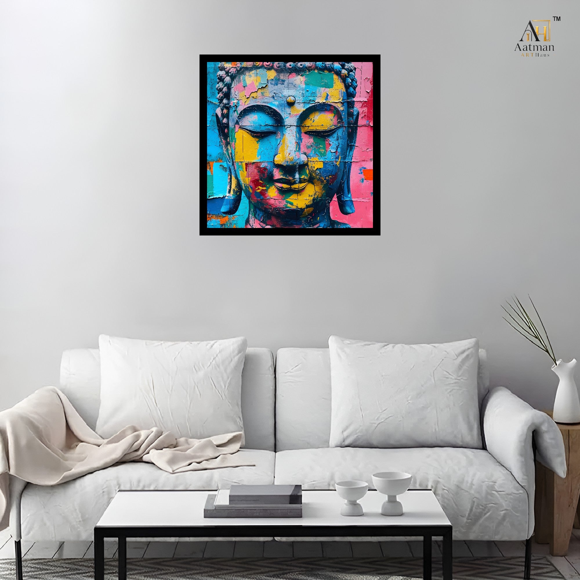 Contemporary Buddha Wall Art for Home Decor