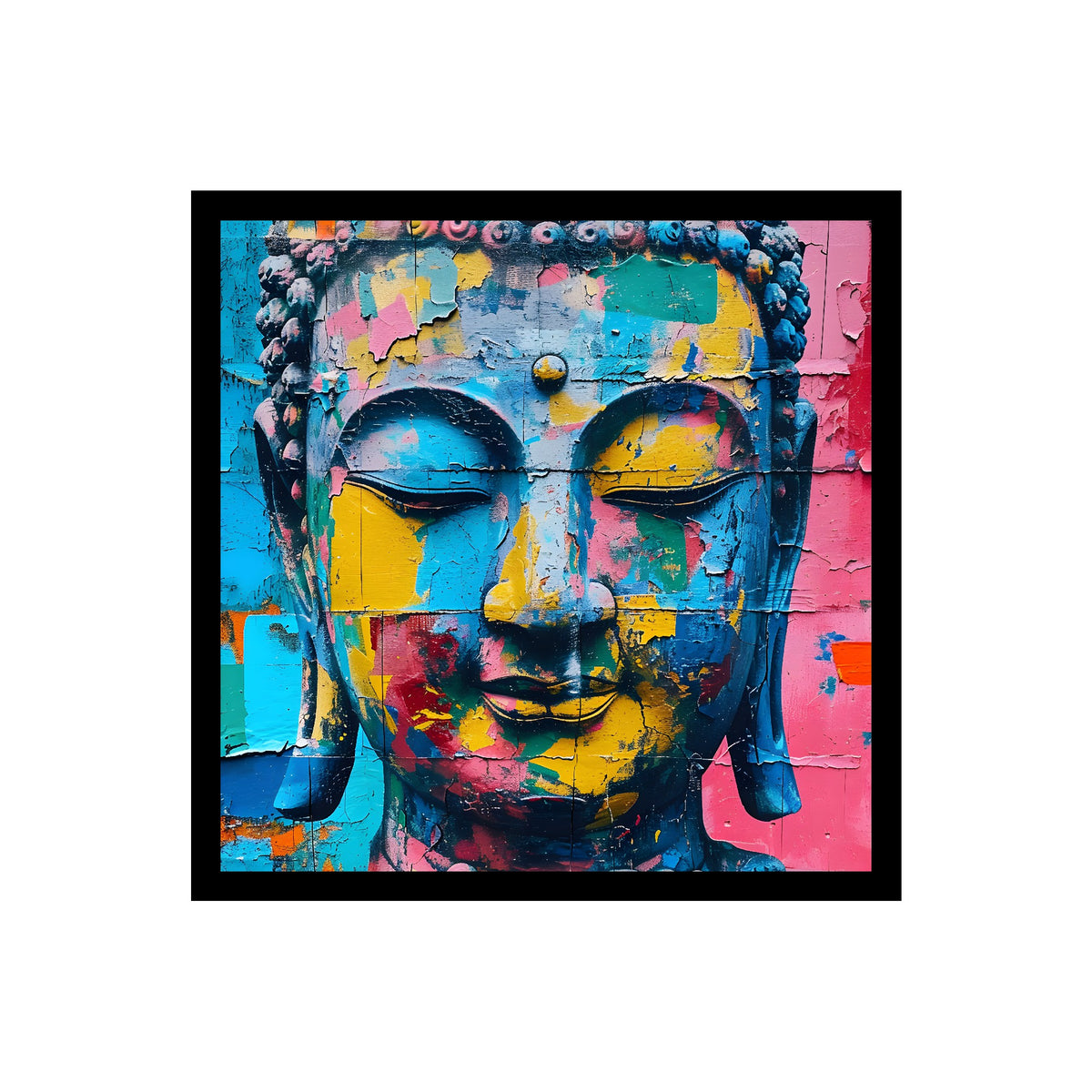 Contemporary Buddha Premium Wall Art