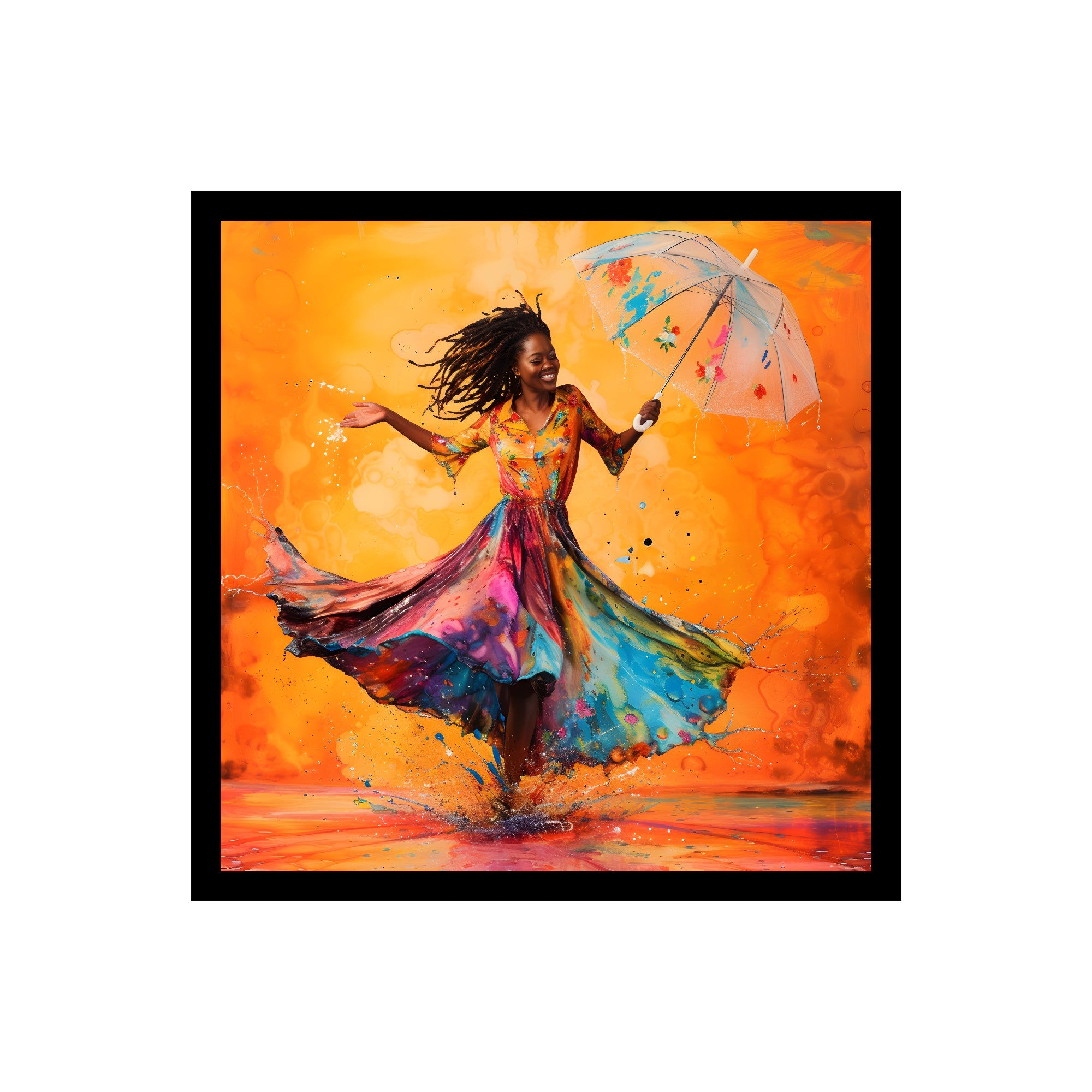 Joyful Dance Wall Art Canvas Print