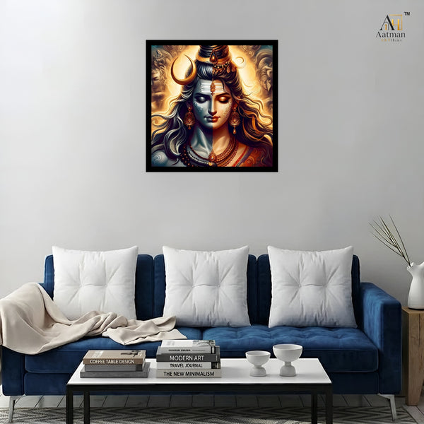 Ardhanarishvara Premium Wall Art