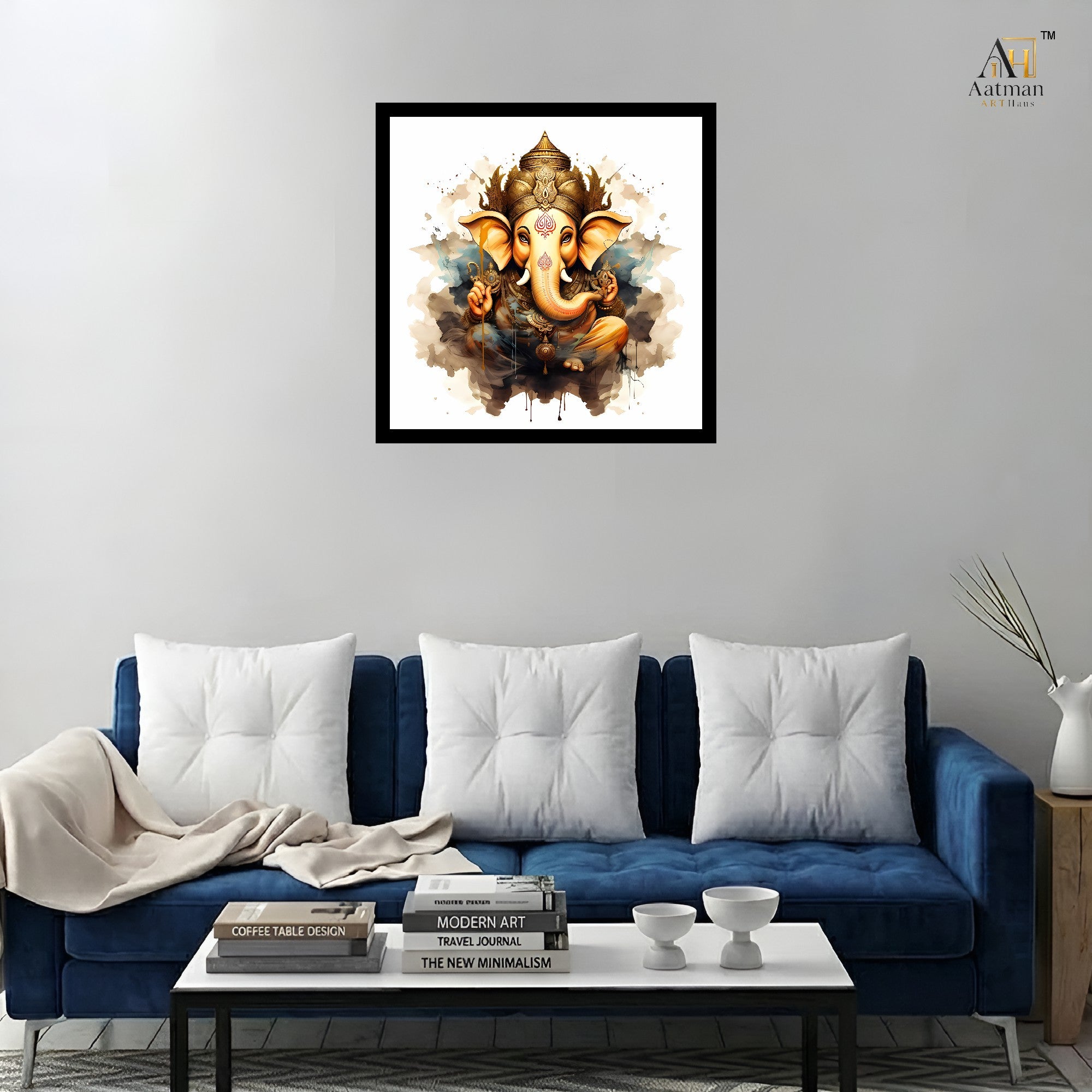Lord Ganesha Premium Wall Art