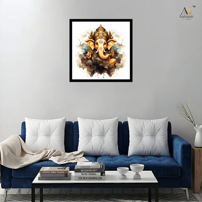 Lord Ganesha Premium Wall Art