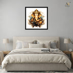 Lord Ganesha Wall Art Canvas Print