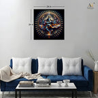Nataraja Lord Shiva Cosmic Dance Wall Art Canvas Print
