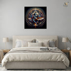 Nataraja Lord Shiva Cosmic Dance Wall Art Canvas Print