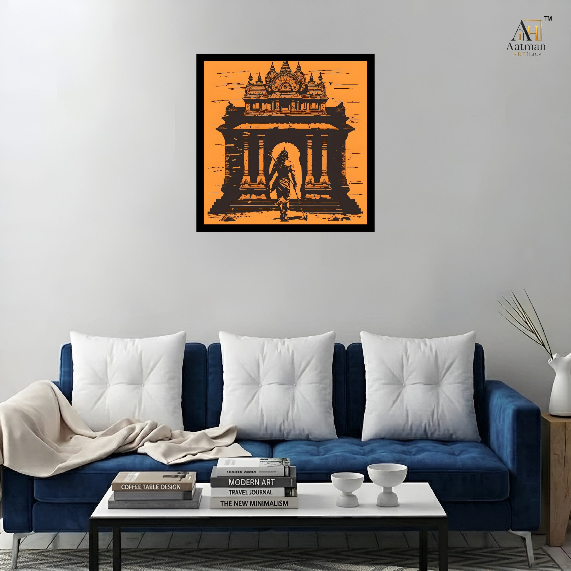 Ram Mandir Premium Wall Art