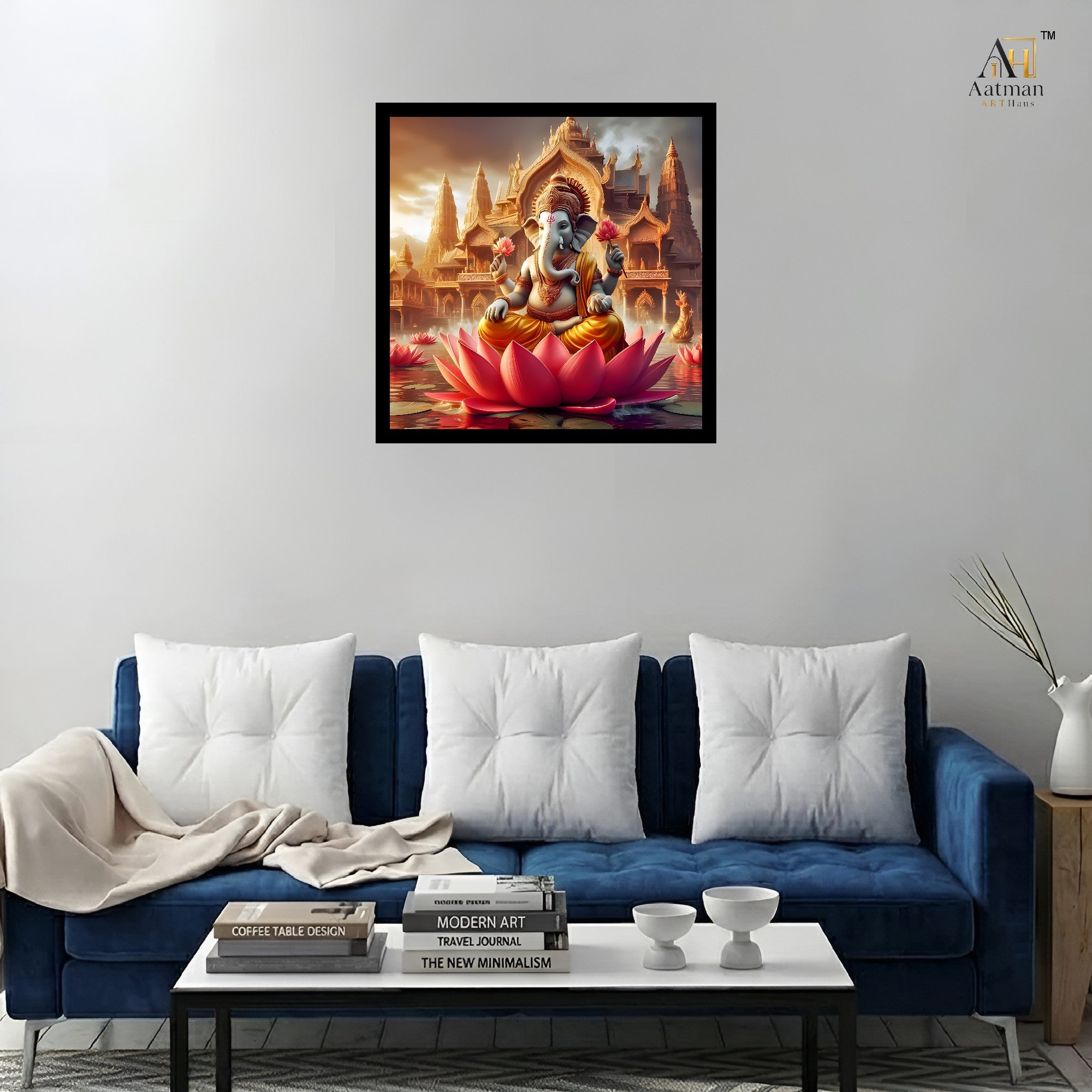 Lord Ganesha Premium Wall Art