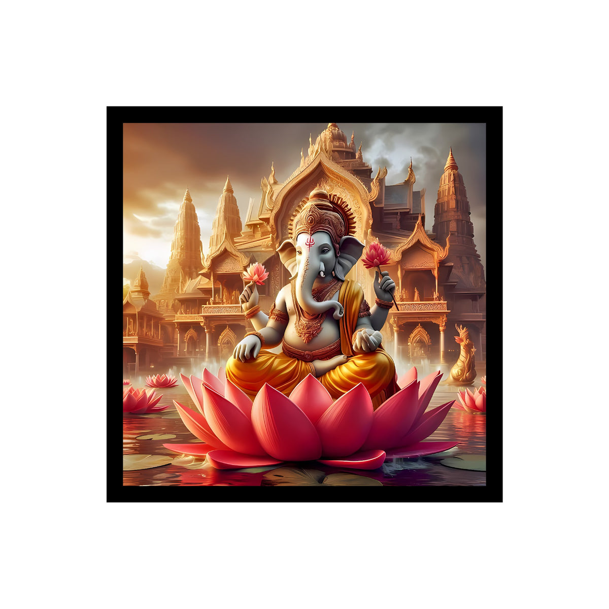 Lord Ganesha Premium Wall Art