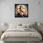 Lord Ganesha Wall Art Canvas Print