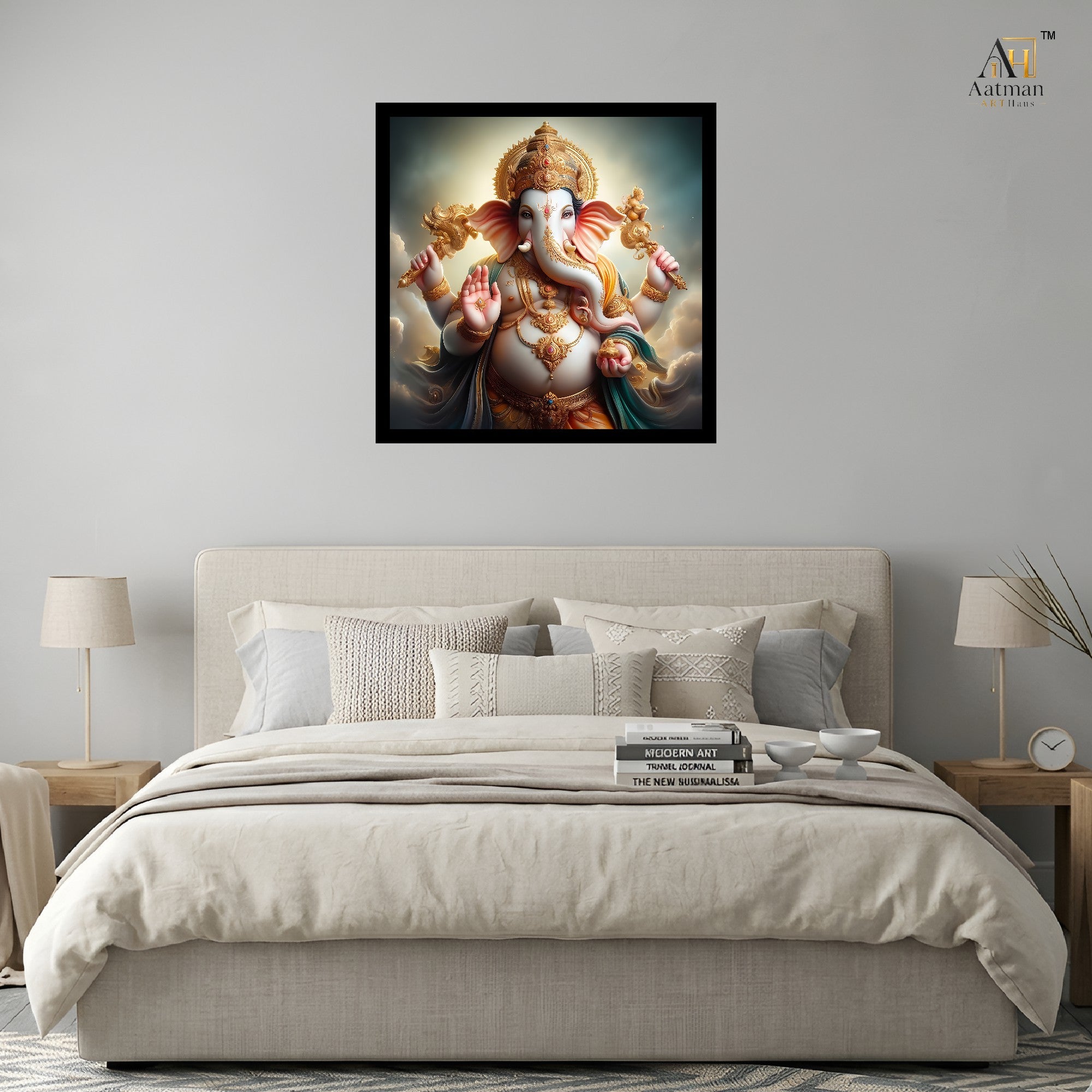 Lord Ganesha Wall Art Canvas Print