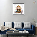 Lord Ganesha Wall Art Canvas Print