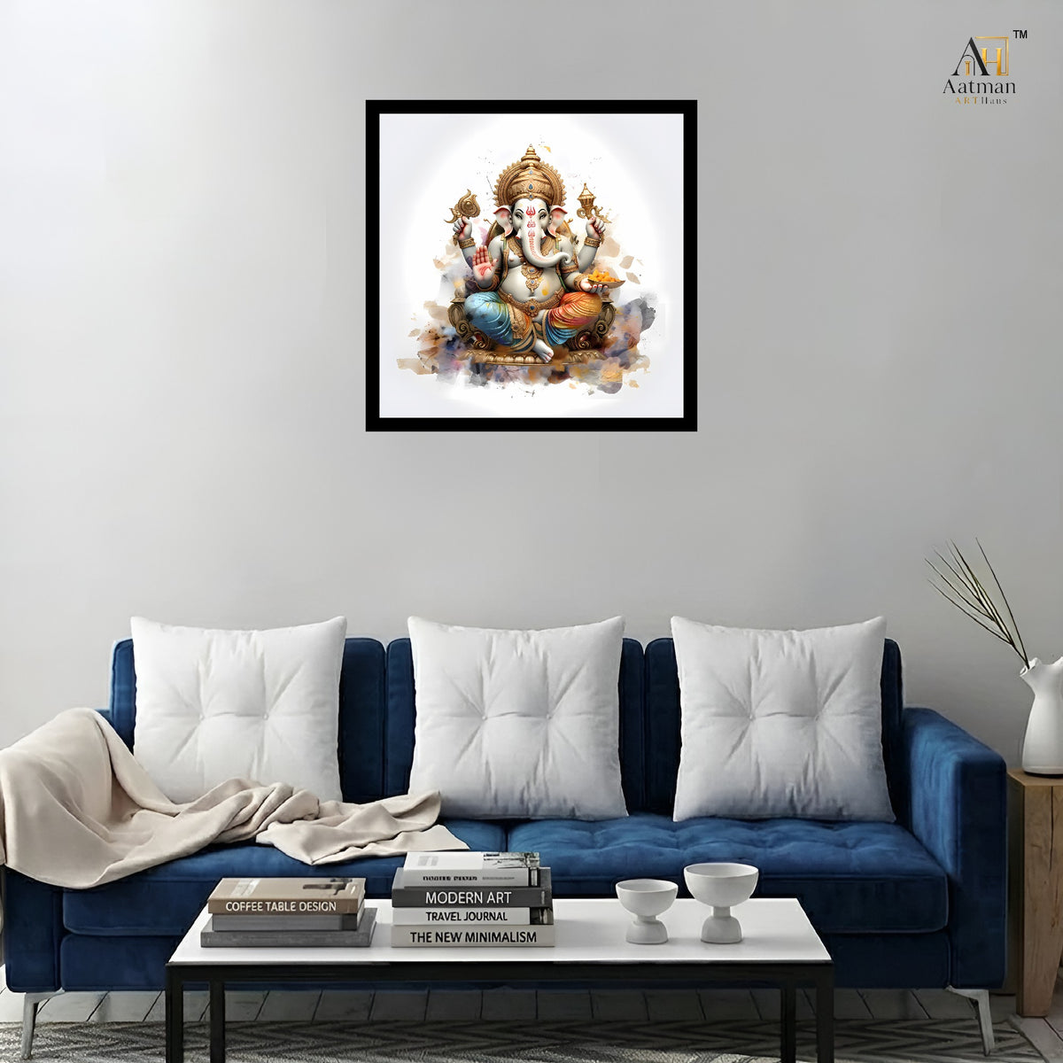 Lord Ganesha Premium Wall Art