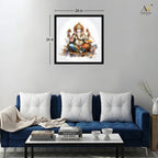 Lord Ganesha Wall Art Canvas Print