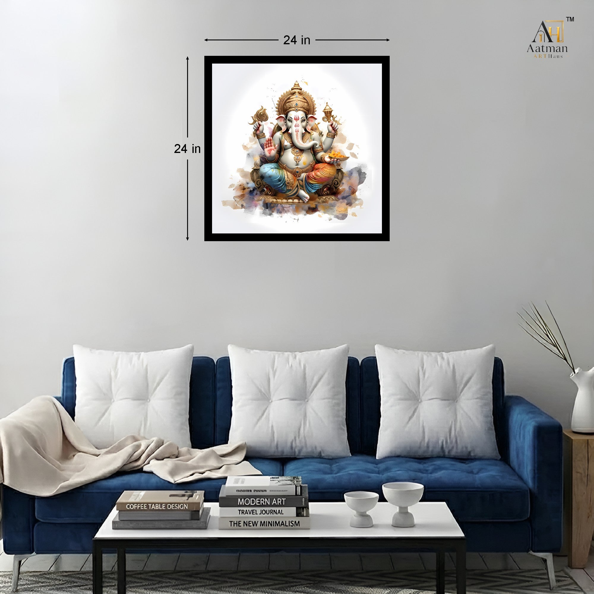Lord Ganesha Wall Art Canvas Print
