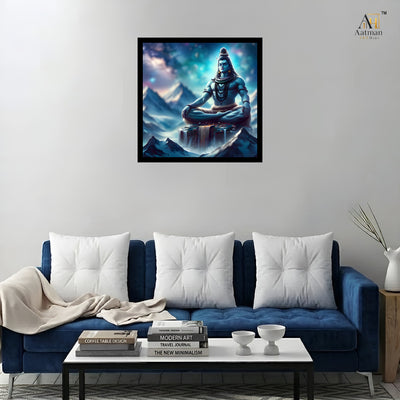 Lord Shiva Meditation Premium Wall Art