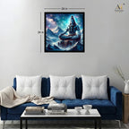 Lord Shiva Meditation Wall Art Canvas Print