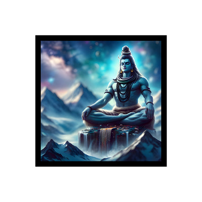 Lord Shiva Meditation Premium Wall Art