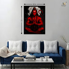 Meditating Hanuman Wall Art Canvas Print