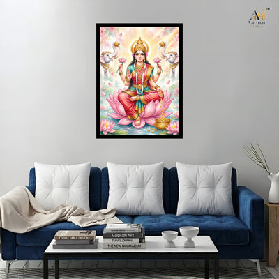 Goddess Lakshmi Premium Wall Art