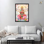 Goddess Lakshmi Wall Art Canvas Print |
