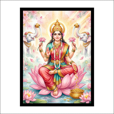 Goddess Lakshmi Premium Wall Art